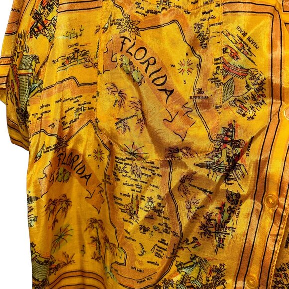 Urban Outfitters Summer adventure travel FLORIDA posctard print top S - Picture 3 of 5